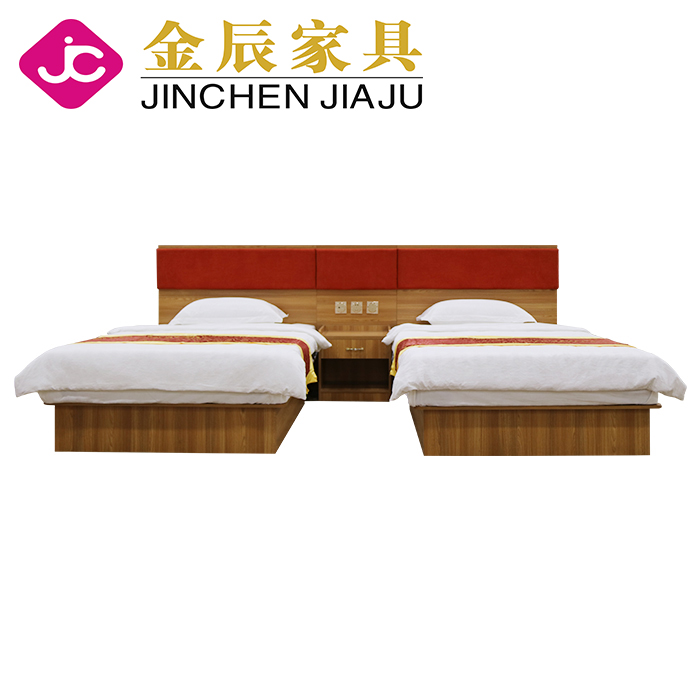 颗粒板商务床